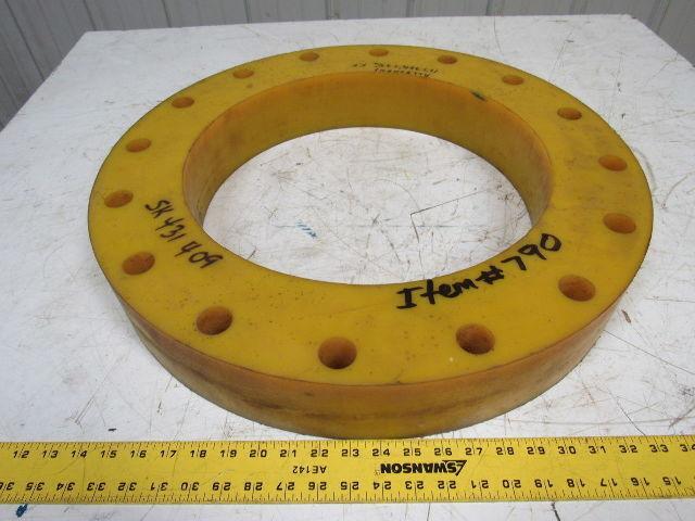 SK431409 16" X 23-1/2" X 3-9/16" Yellow Industrial Pipe Flange Gasket