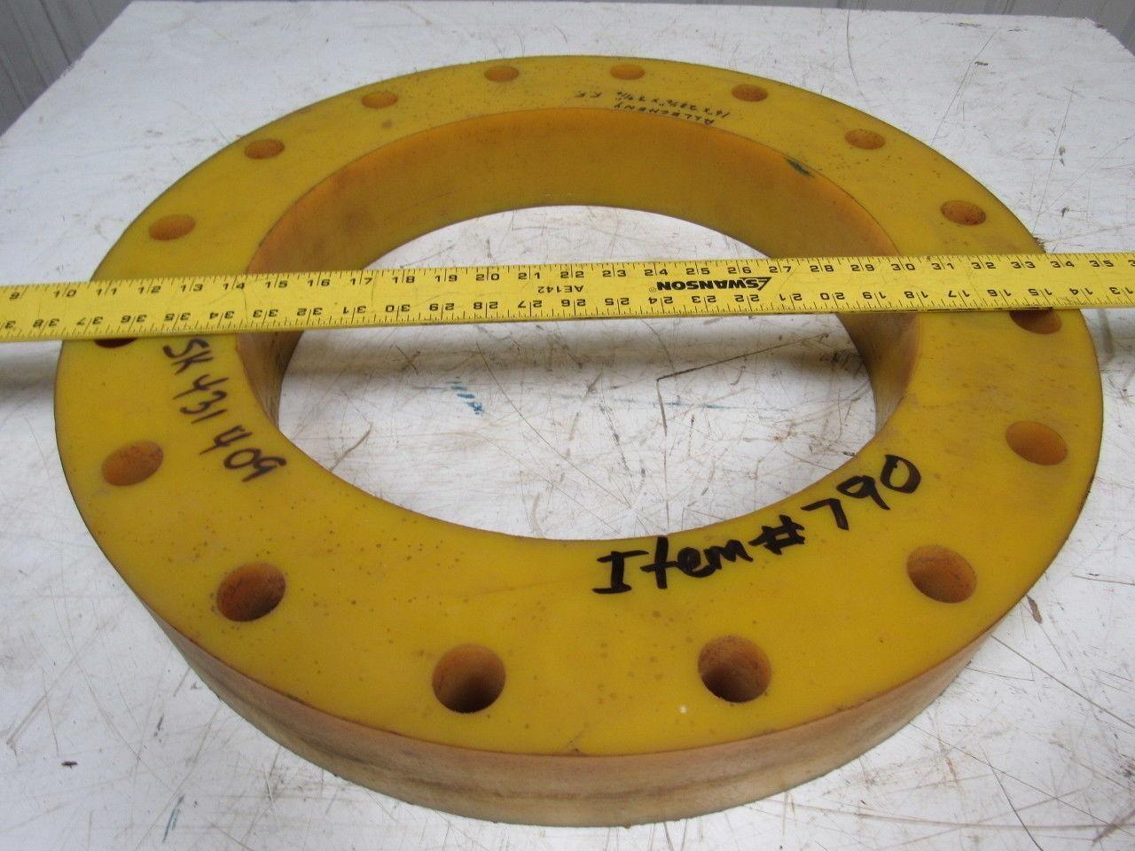 SK431409 16" X 23-1/2" X 3-9/16" Yellow Industrial Pipe Flange Gasket