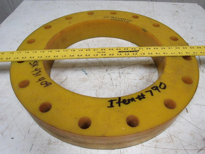 SK431409 16" X 23-1/2" X 3-9/16" Yellow Industrial Pipe Flange Gasket