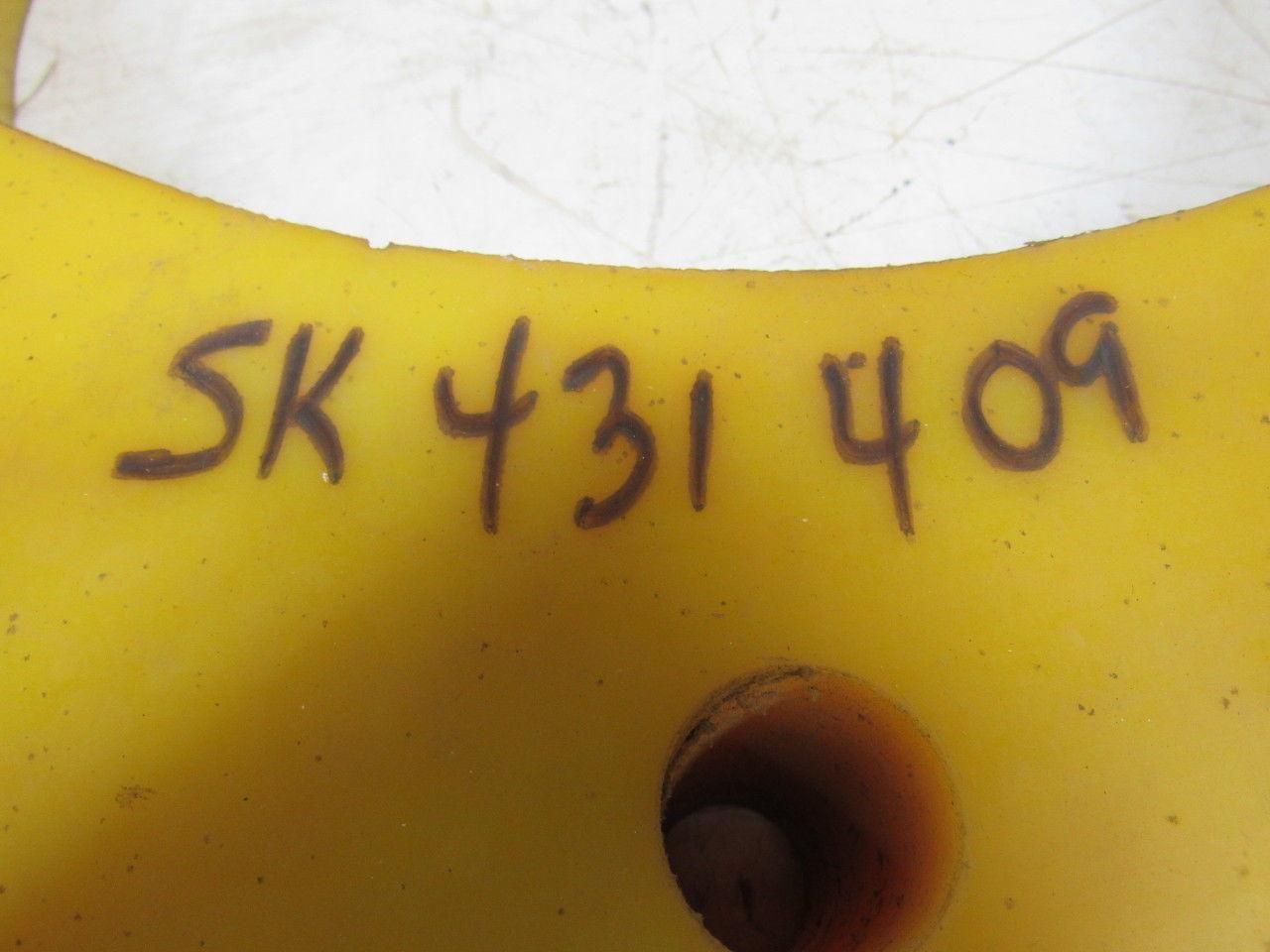 SK431409 16" X 23-1/2" X 3-9/16" Yellow Industrial Pipe Flange Gasket