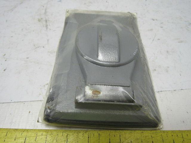 BFW FC-71V Single Receptacle/Switch Cover Plate Grey Lot of 5