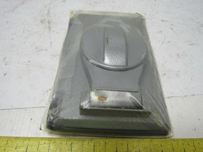 BFW FC-71V Single Receptacle/Switch Cover Plate Grey Lot of 5