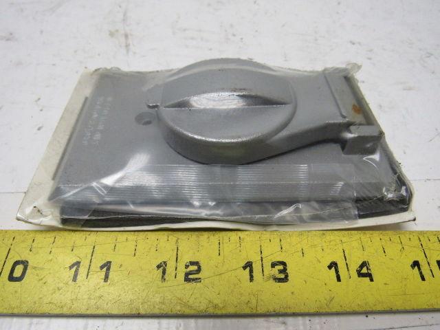 BFW FC-71V Single Receptacle/Switch Cover Plate Grey Lot of 5