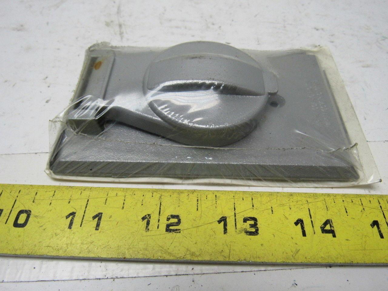 BFW FC-71V Single Receptacle/Switch Cover Plate Grey Lot of 5