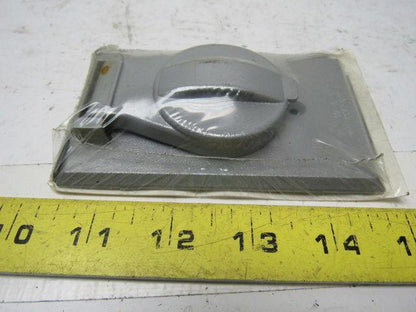 BFW FC-71V Single Receptacle/Switch Cover Plate Grey Lot of 5