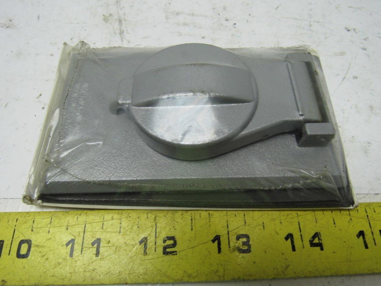 BFW FC-71V Single Receptacle/Switch Cover Plate Grey Lot of 6