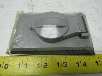BFW FC-71V Single Receptacle/Switch Cover Plate Grey Lot of 6