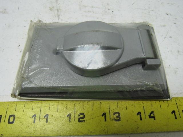 BFW FC-71V Single Receptacle/Switch Cover Plate Grey Lot of 6