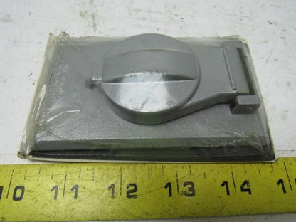 BFW FC-71V Single Receptacle/Switch Cover Plate Grey Lot of 6