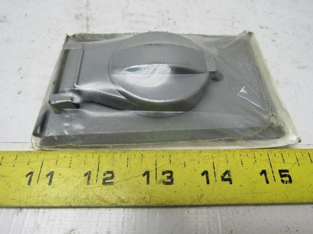 BFW FC-71V Single Receptacle/Switch Cover Plate Grey Lot of 6