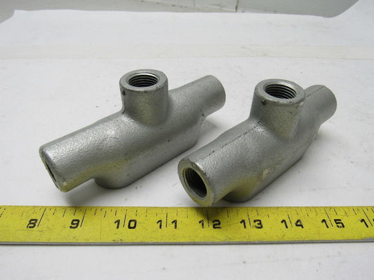 Crouse Hinds Co TB17 1/2" Outlet Body New Lot of 2
