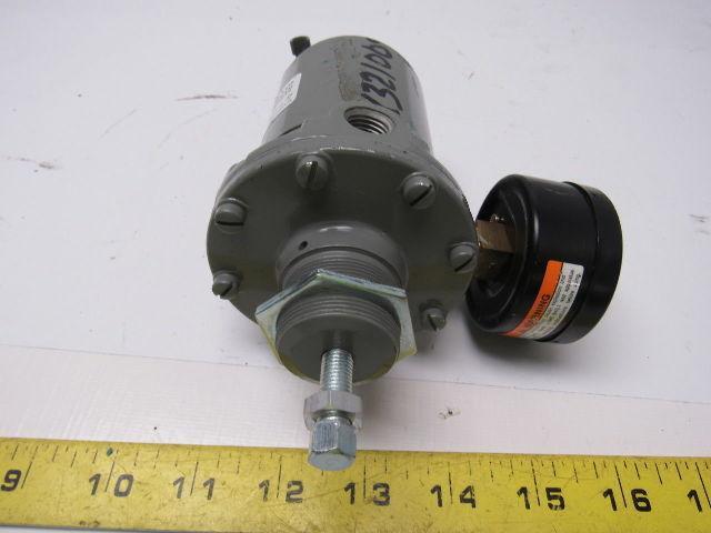 ITT Conoflow GFH60XTKEX3G Pneumatic Regulator 0-125PSI W/USG 160PSI Gauge