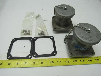 Crouse Hinds AR347 M3 Arktite Body Grounded Connector Plug 30A 600 V Lot of 2