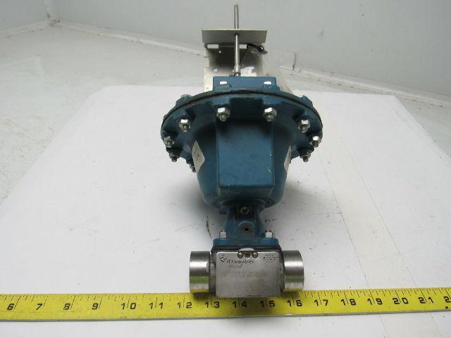 Dia-Flo .75-2474-R2-34-3112 3/4" Weir Diaphragm Valve Alloy 20 Socket Weld