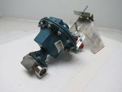 Dia-Flo .75-2474-R2-34-3112 3/4" Weir Diaphragm Valve Alloy 20 Socket Weld