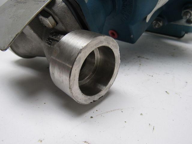 Dia-Flo .75-2474-R2-34-3112 3/4" Weir Diaphragm Valve Alloy 20 Socket Weld