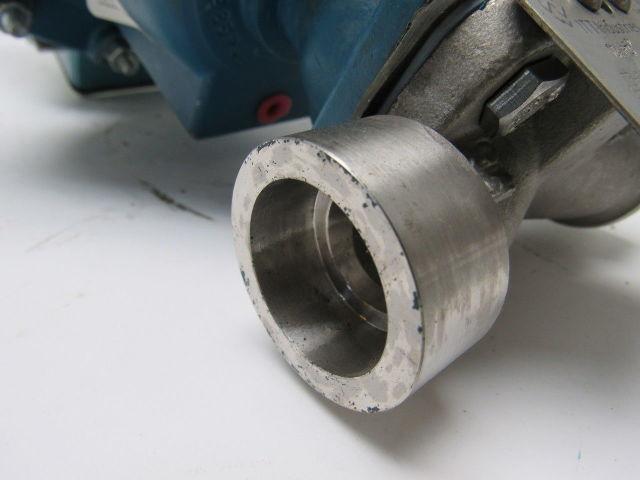 Dia-Flo .75-2474-R2-34-3112 3/4" Weir Diaphragm Valve Alloy 20 Socket Weld