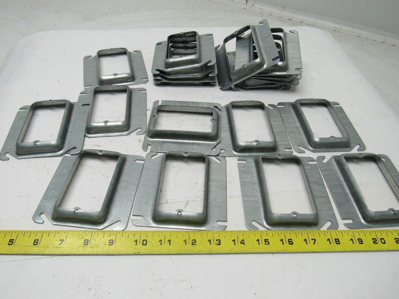 Steel Outlet Box Cover 1-15/16"x3-1/8" Opening Lot of 20