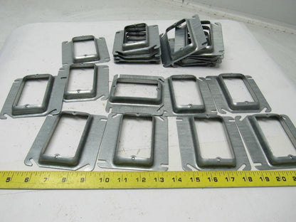 Steel Outlet Box Cover 1-15/16"x3-1/8" Opening Lot of 20