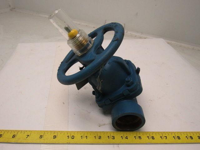 Dia-Flo 015-2472-903-00M 1-1/2" Weir Diaphragm Valve Cast Steel Socket Weld