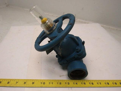 Dia-Flo 015-2472-903-00M 1-1/2" Weir Diaphragm Valve Cast Steel Socket Weld
