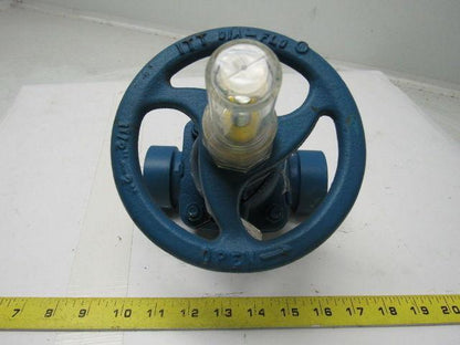 Dia-Flo 015-2472-903-00M 1-1/2" Weir Diaphragm Valve Cast Steel Socket Weld
