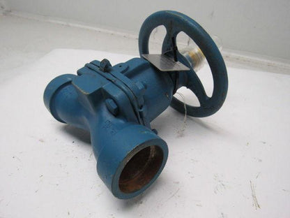 Dia-Flo 015-2472-903-00M 1-1/2" Weir Diaphragm Valve Cast Steel Socket Weld