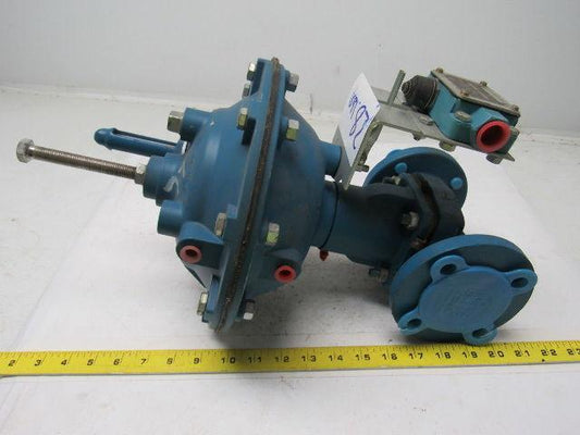 Dia-Flo 015-2538-03325-00M 1-1/2" Weir Diaphragm Valve Polypropylene Lined
