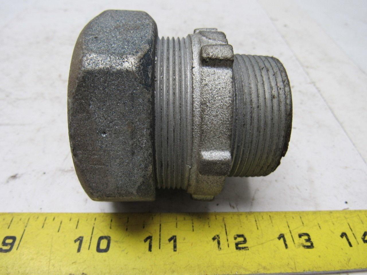 EFCOR HUBBEL 1187 1-1/2" Liquidtight Conduit Connector Lot/6