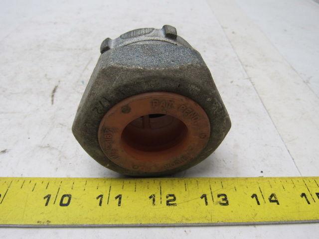 EFCOR HUBBEL 1187 1-1/2" Liquidtight Conduit Connector Lot/6