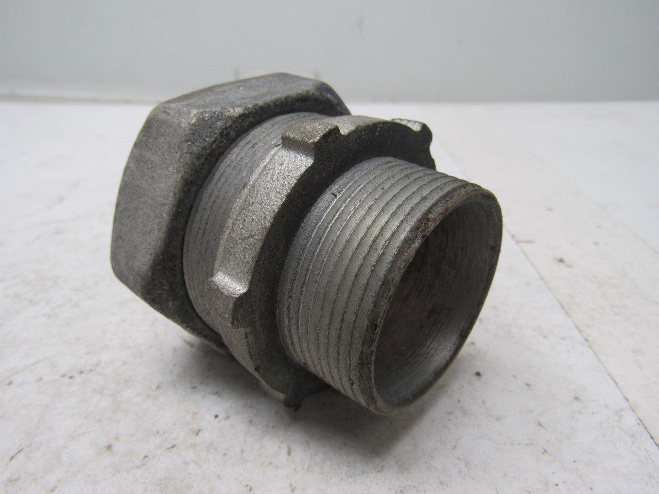 EFCOR HUBBEL 1187 1-1/2" Liquidtight Conduit Connector Lot/6