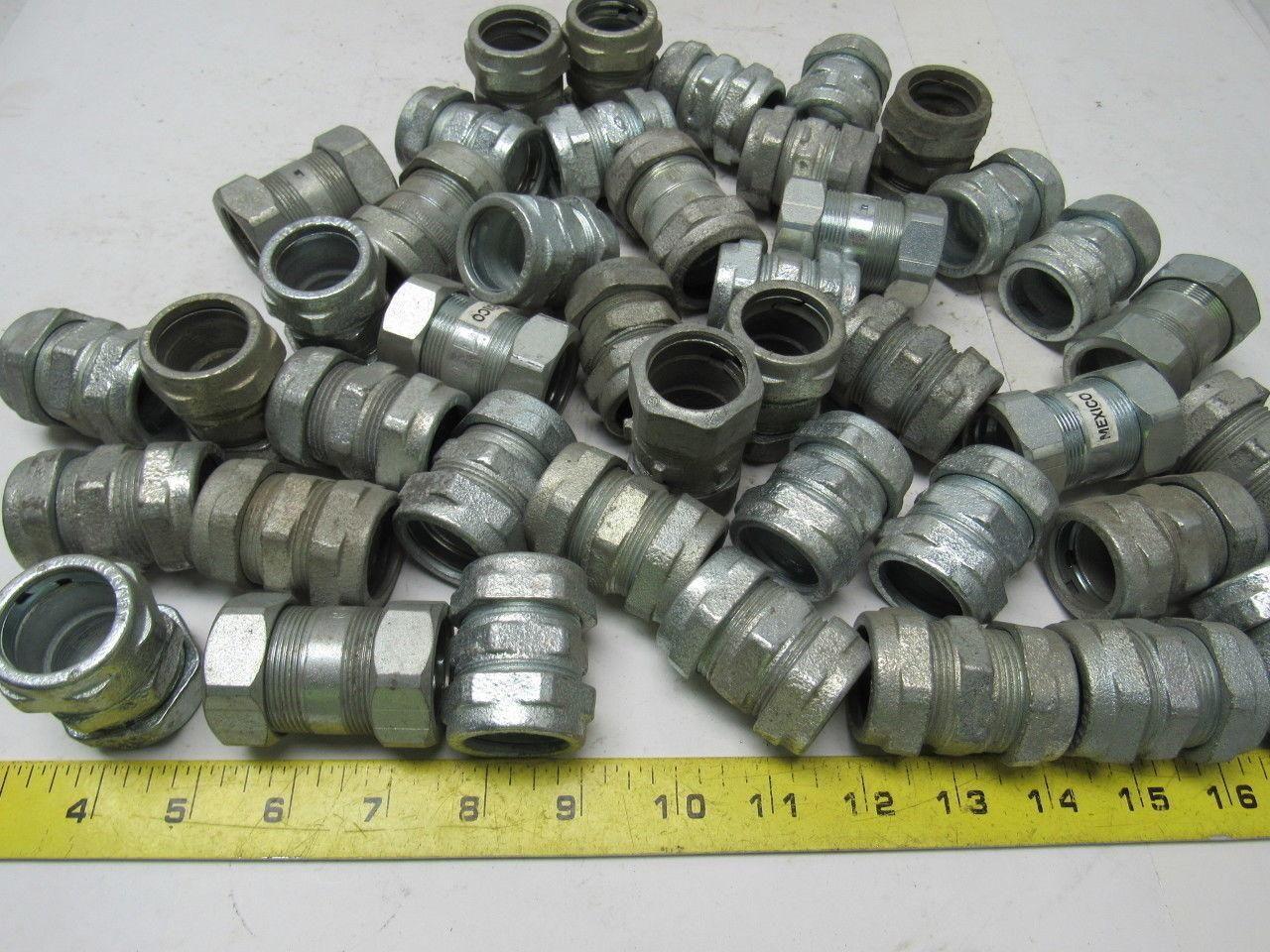 Gedney & Others 1" Conduit Compression Connector Lot/41 Mixed Manufactures