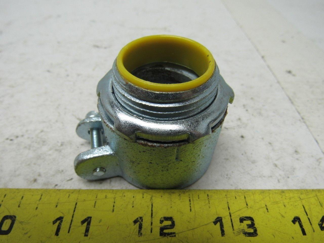 Crouse Hinds Co 1" Conduit Hub Compression Connector W/Strain Relief Lot/20