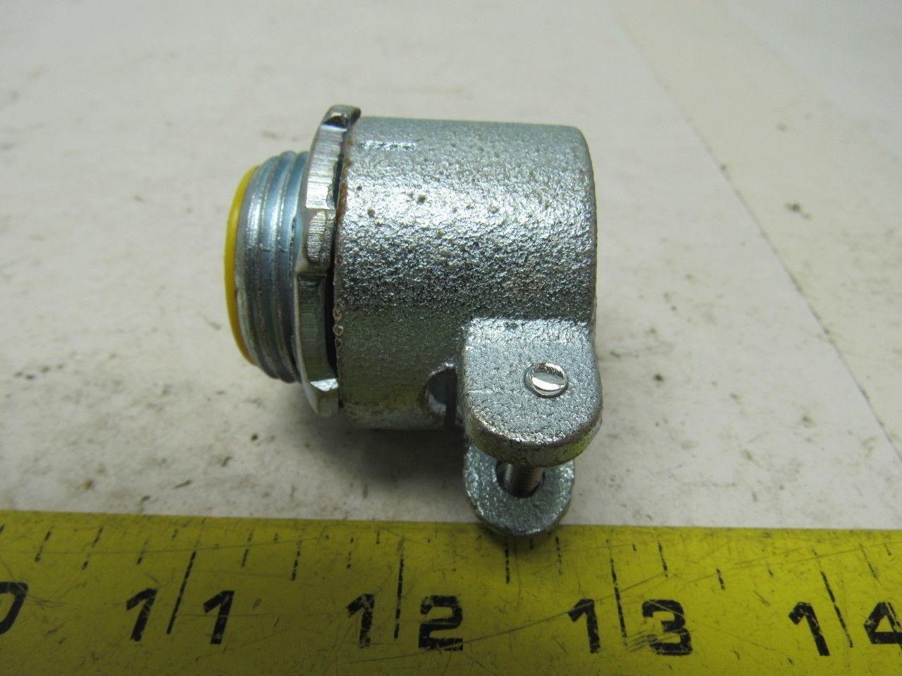 Crouse Hinds Co 1" Conduit Hub Compression Connector W/Strain Relief Lot/20