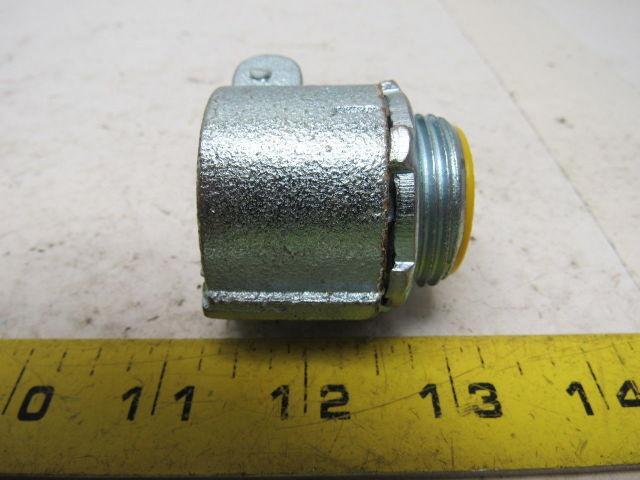 Crouse Hinds Co 1" Conduit Hub Compression Connector W/Strain Relief Lot/20