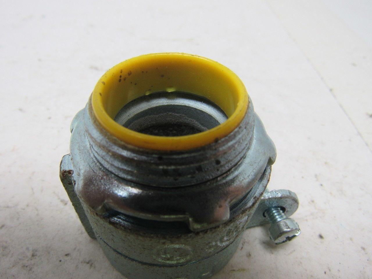 Crouse Hinds Co 1" Conduit Hub Compression Connector W/Strain Relief Lot/20