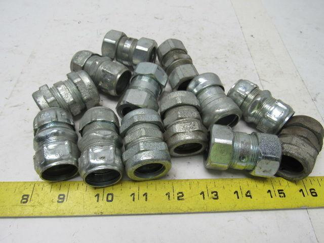 Various 3/4" Conduit Connectors Mixed Lot 13 Pc New
