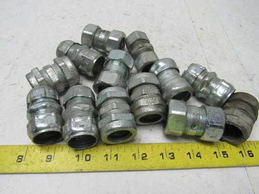 Various 3/4" Conduit Connectors Mixed Lot 13 Pc New