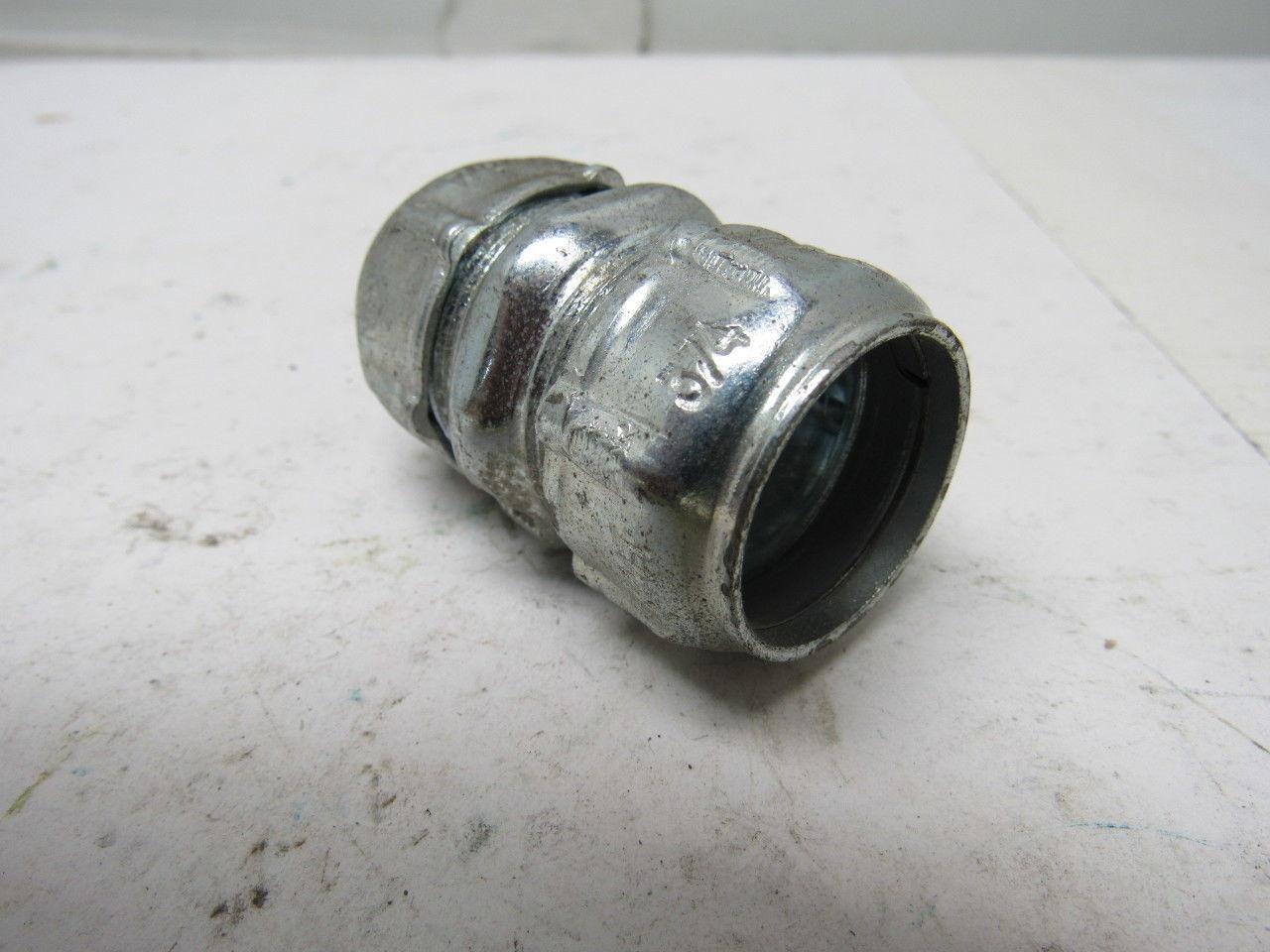 Various 3/4" Conduit Connectors Mixed Lot 13 Pc New