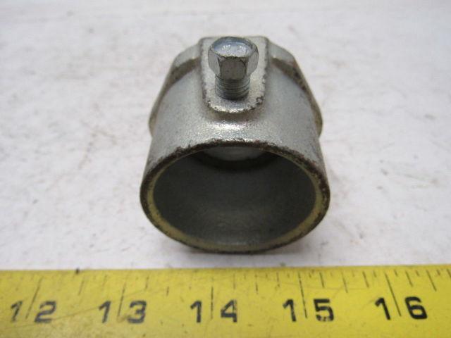 O-Z/Gedney 28-125 1-1/4" Conduit Hub Zinc Plated Cast Malleable Iron Rigid/Imc