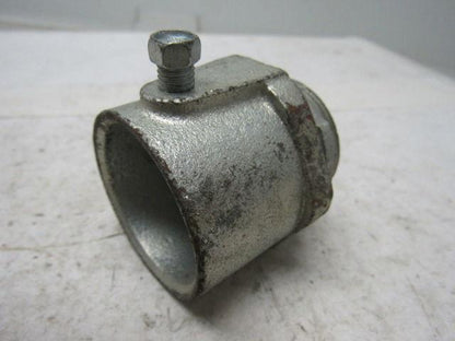 O-Z/Gedney 28-125 1-1/4" Conduit Hub Zinc Plated Cast Malleable Iron Rigid/Imc