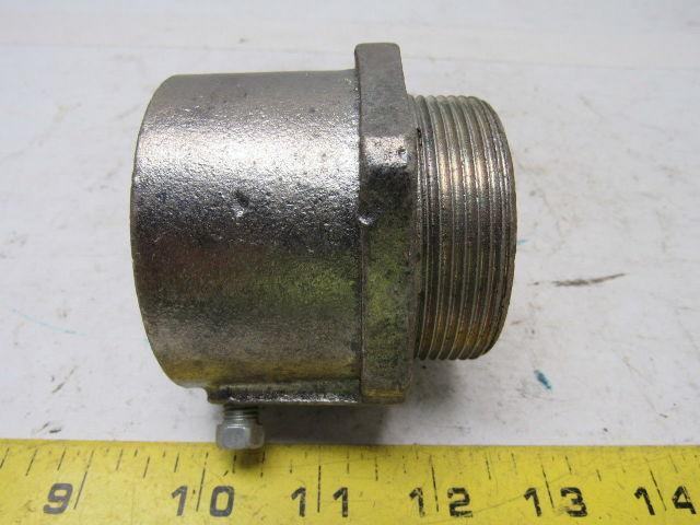 2" Conduit Hub Zinc Plated Cast Malleable Iron Rigid/Imc No Nut