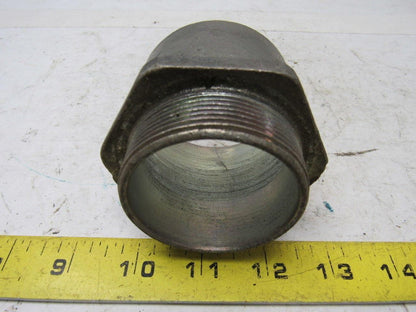 2" Conduit Hub Zinc Plated Cast Malleable Iron Rigid/Imc No Nut