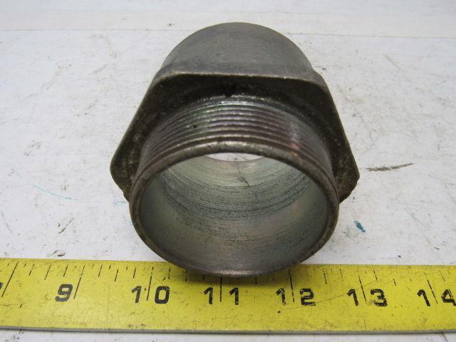 2" Conduit Hub Zinc Plated Cast Malleable Iron Rigid/Imc No Nut