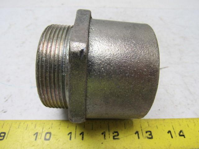 2" Conduit Hub Zinc Plated Cast Malleable Iron Rigid/Imc No Nut