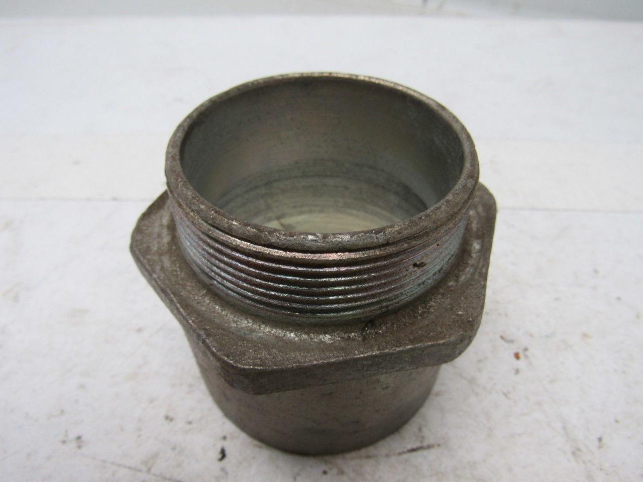 2" Conduit Hub Zinc Plated Cast Malleable Iron Rigid/Imc No Nut