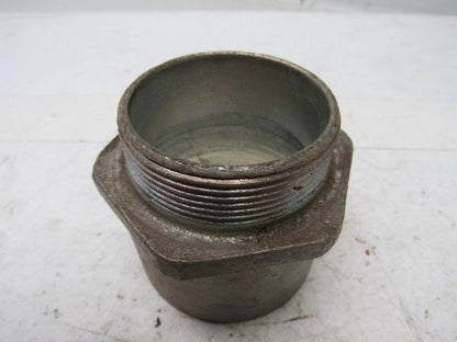 2" Conduit Hub Zinc Plated Cast Malleable Iron Rigid/Imc No Nut