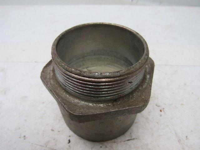 2" Conduit Hub Zinc Plated Cast Malleable Iron Rigid/Imc No Nut