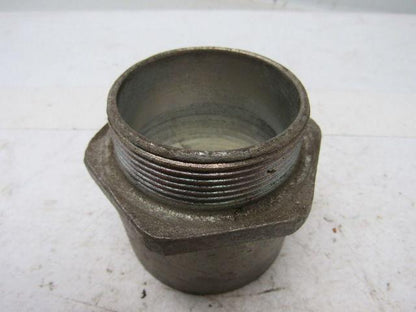 2" Conduit Hub Zinc Plated Cast Malleable Iron Rigid/Imc No Nut