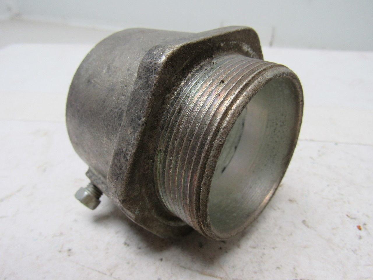 2" Conduit Hub Zinc Plated Cast Malleable Iron Rigid/Imc No Nut